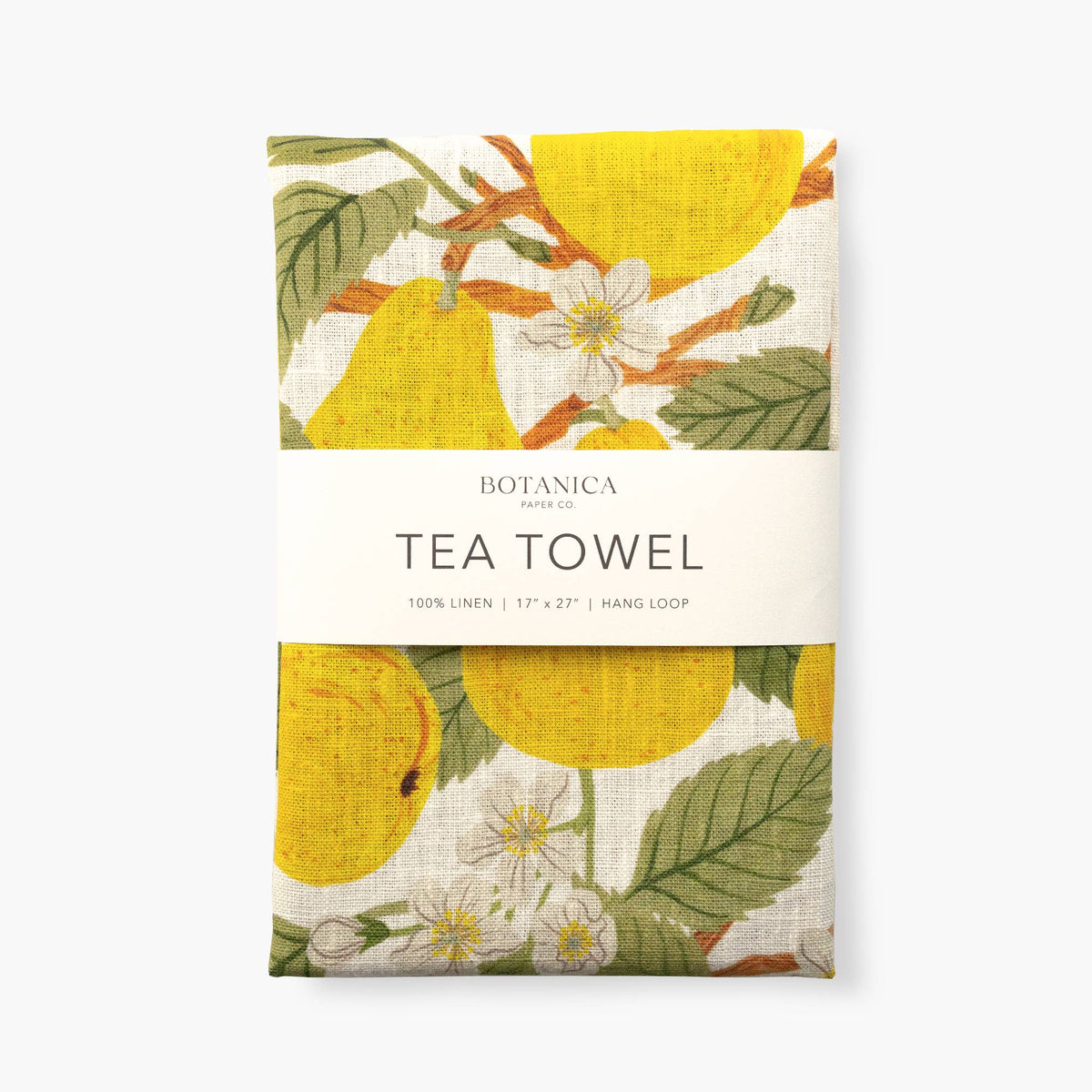 Pear Orchard | 100% Linen Tea Towel By Botanica