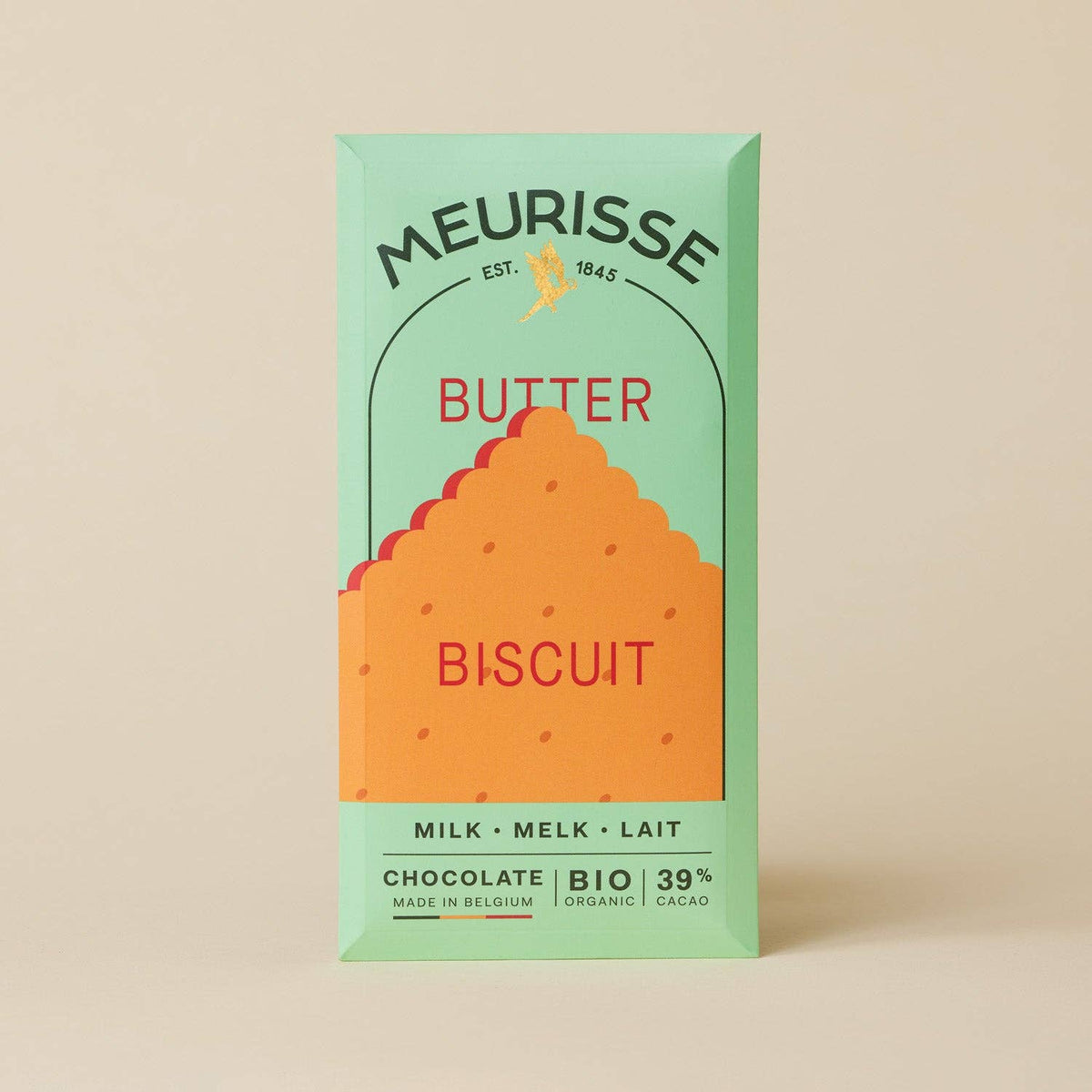 Meurisse - Chocolate Bar: Caramel & Almonds - Dark Chocolate 73%