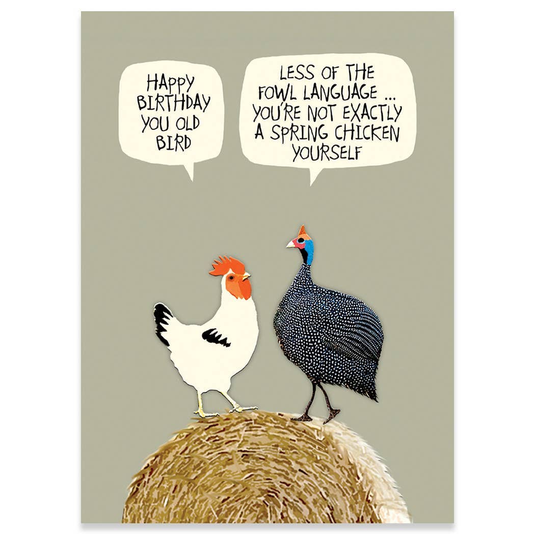 Wise Bird Birthday Greeting Card