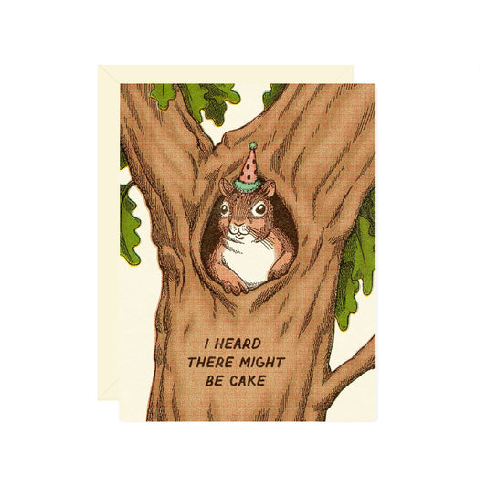 Squirrel Birthday Card