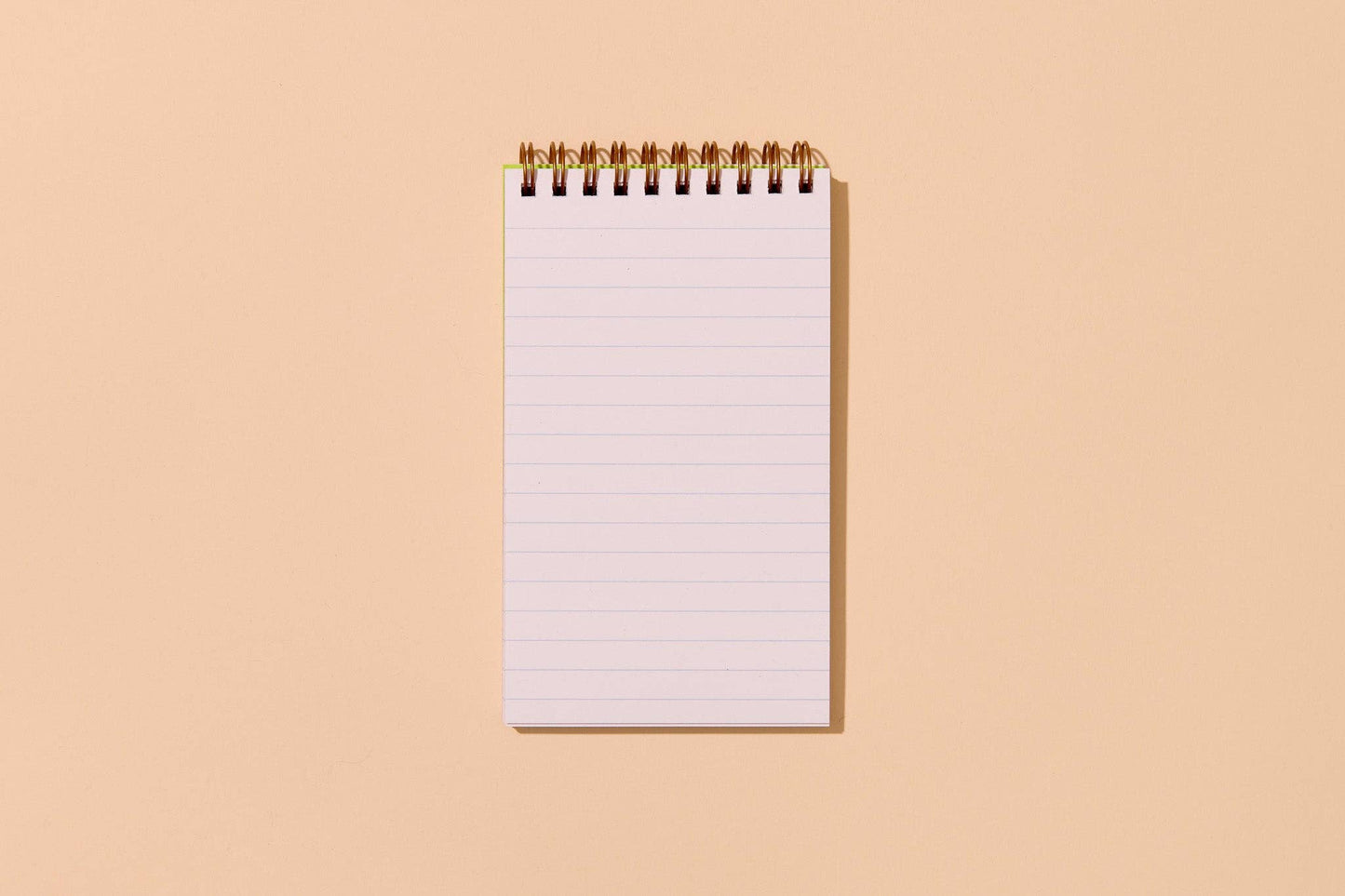 Small Modern Summer Letterpress Spiral Notebook—Blueberry