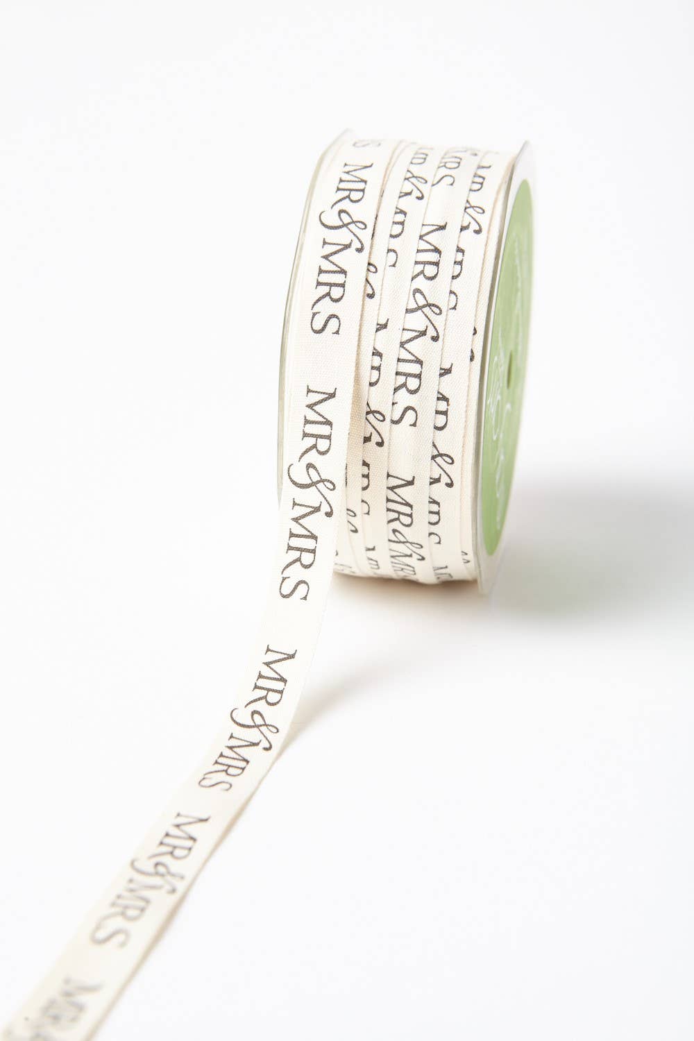 1/2" "Mr. & Mrs." Wedding Print 100% Cotton Ribbon