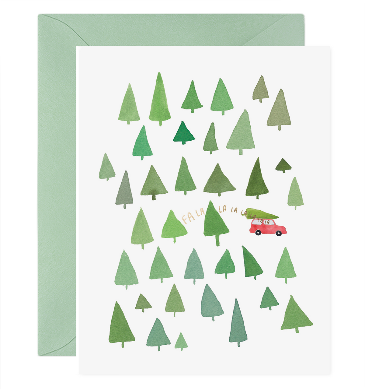 Fa La La La La Trees Christmas Cards (Boxed Set of 6):