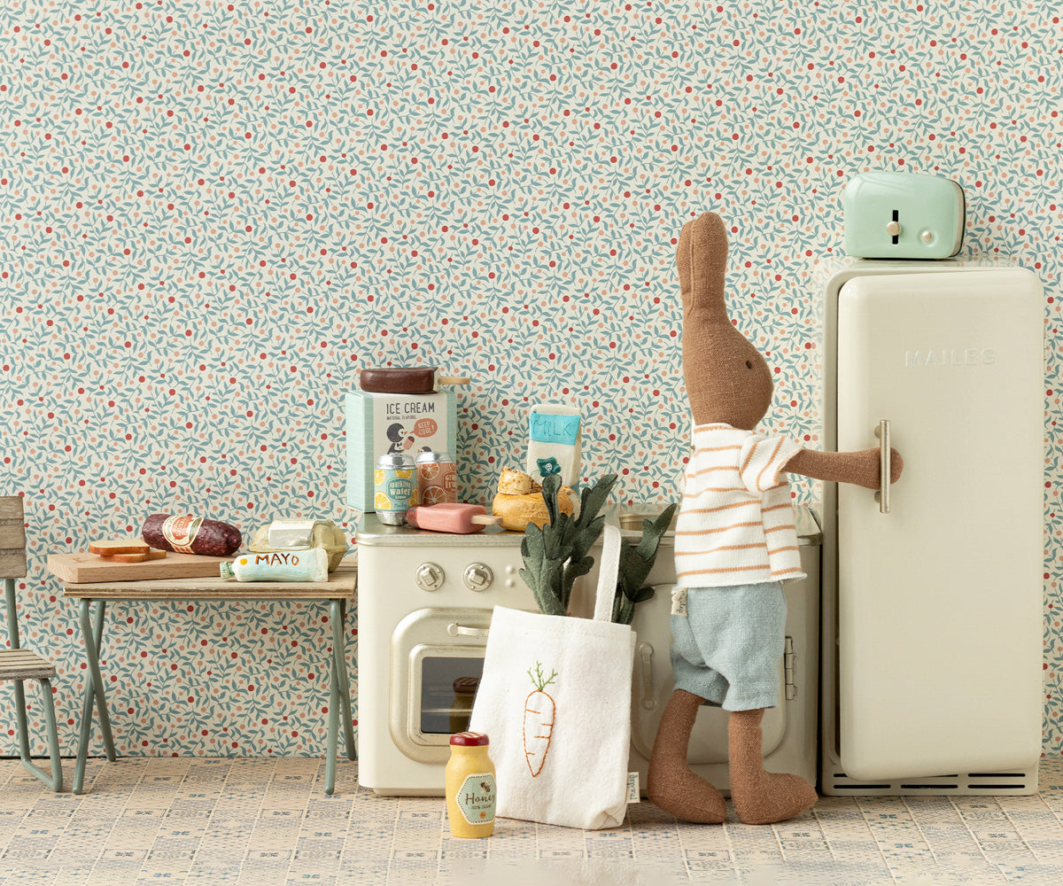 Mint Miniature Toaster & Bread - Maileg