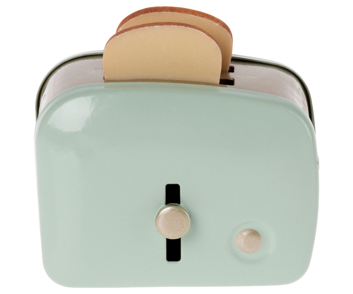 Mint Miniature Toaster & Bread - Maileg