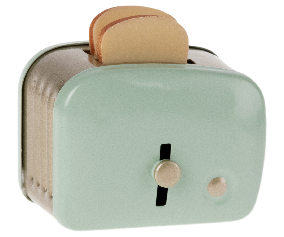Mint Miniature Toaster & Bread - Maileg