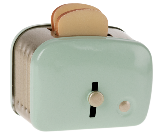 Mint Miniature Toaster & Bread - Maileg