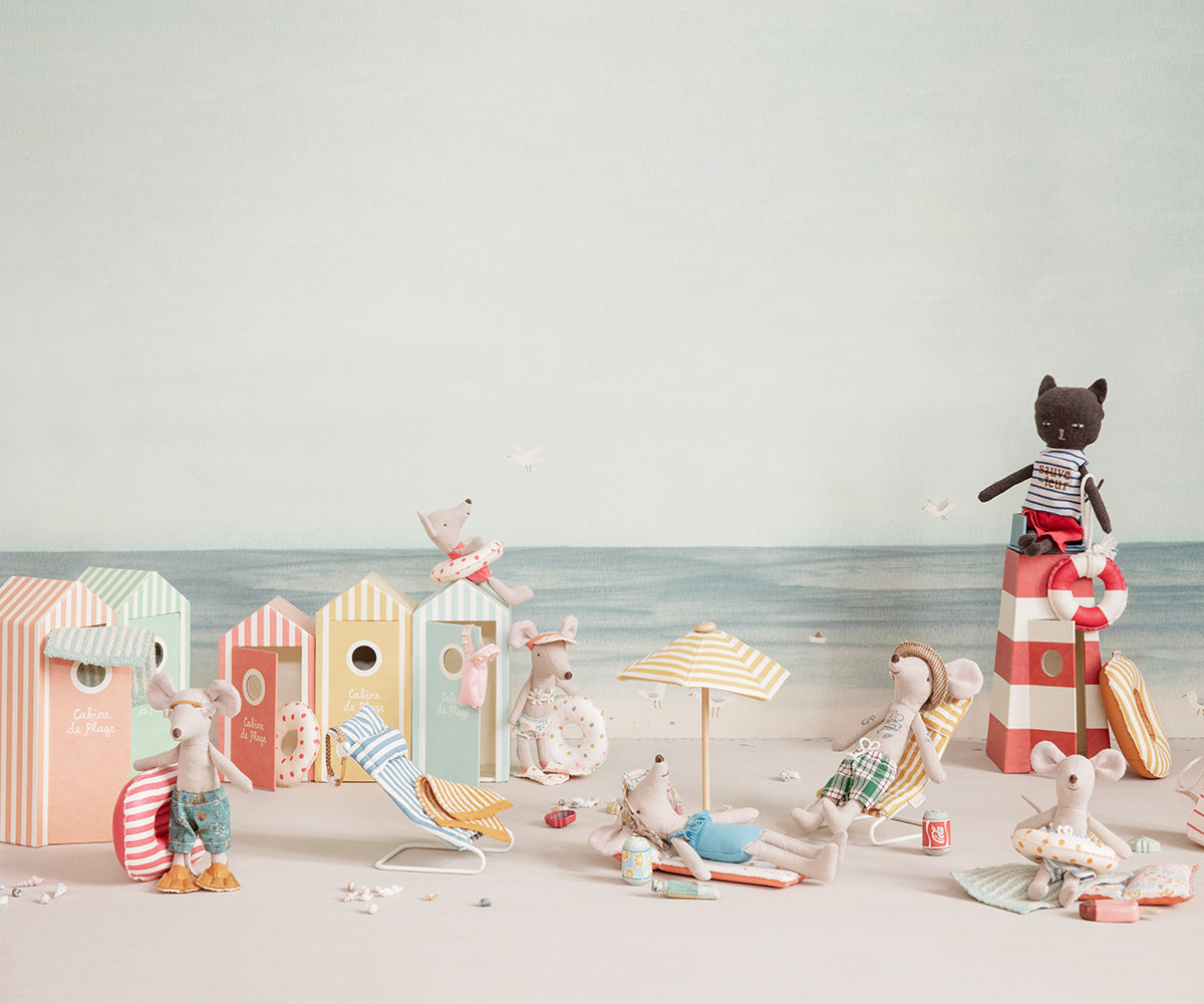 Red Dot Float Small Mouse - Maileg