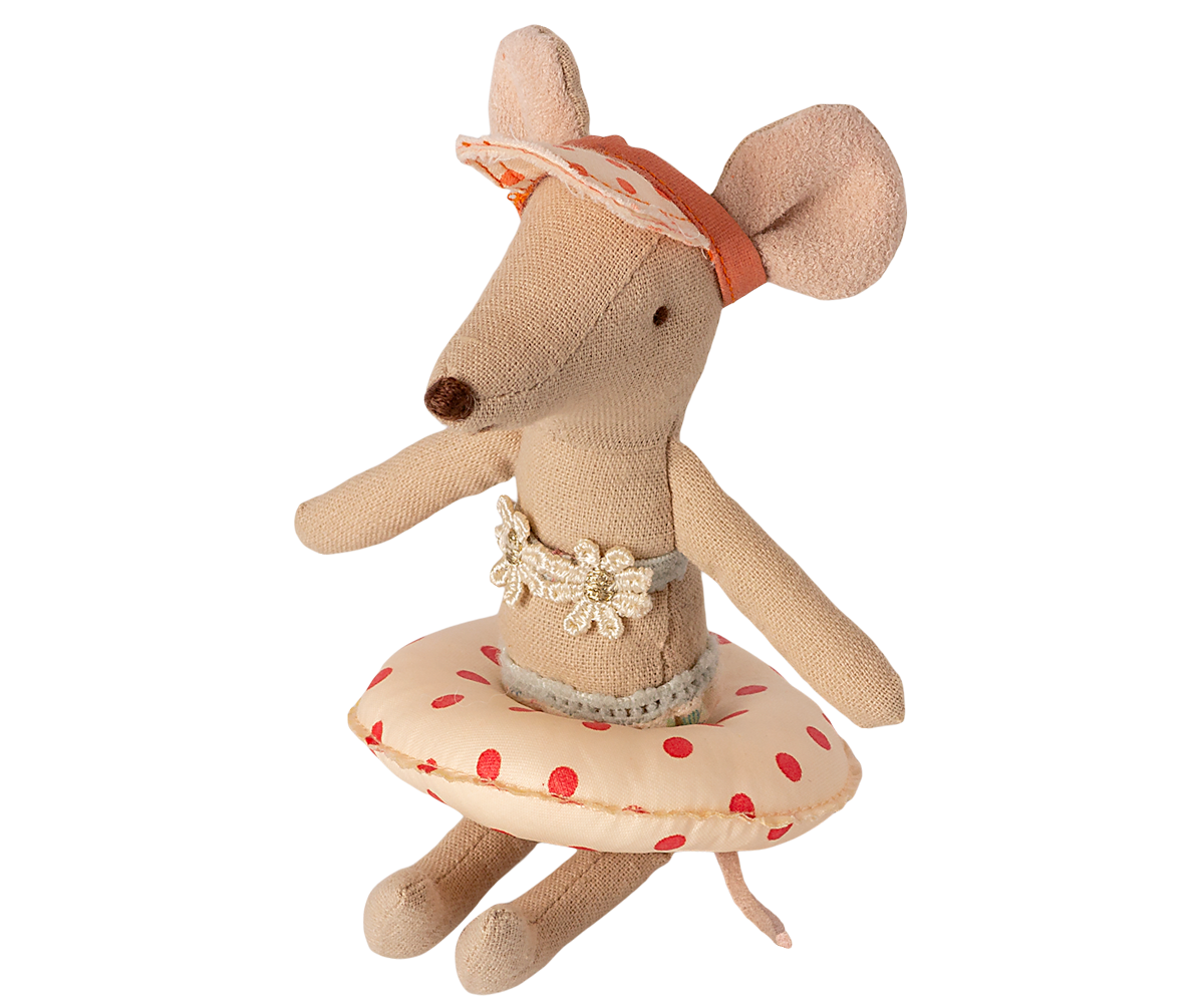 Red Dot Float Small Mouse - Maileg