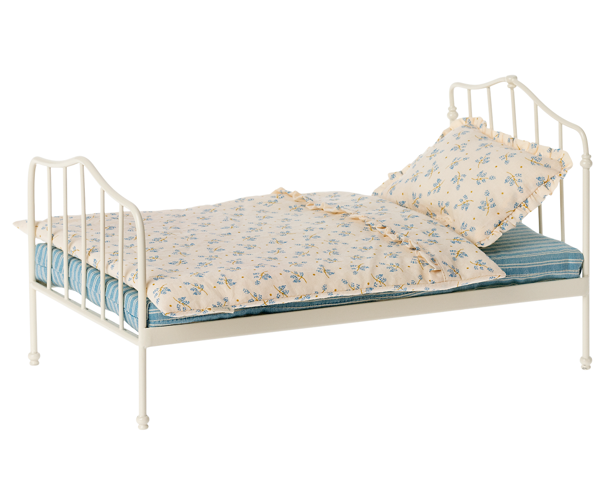 Miniature Vintage Bed Blue- Maileg