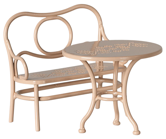 Café Set. Mouse, Pale Pink
