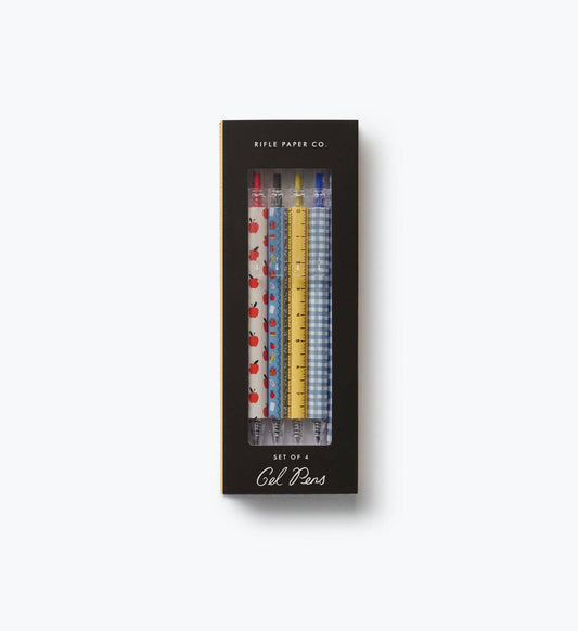 Schoolhouse Gel Pen Set of 4