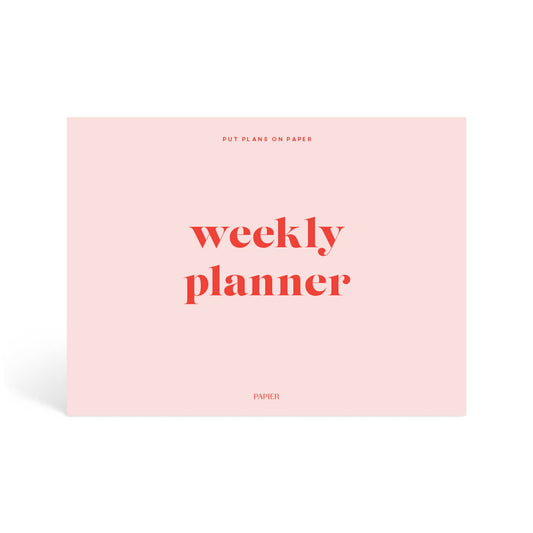 Joy Undated Weekly Desk Planner