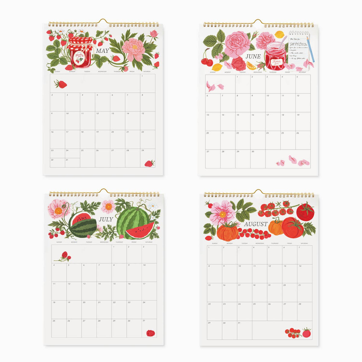 2027 WALL CALENDAR | HEIRLOOM GARDEN