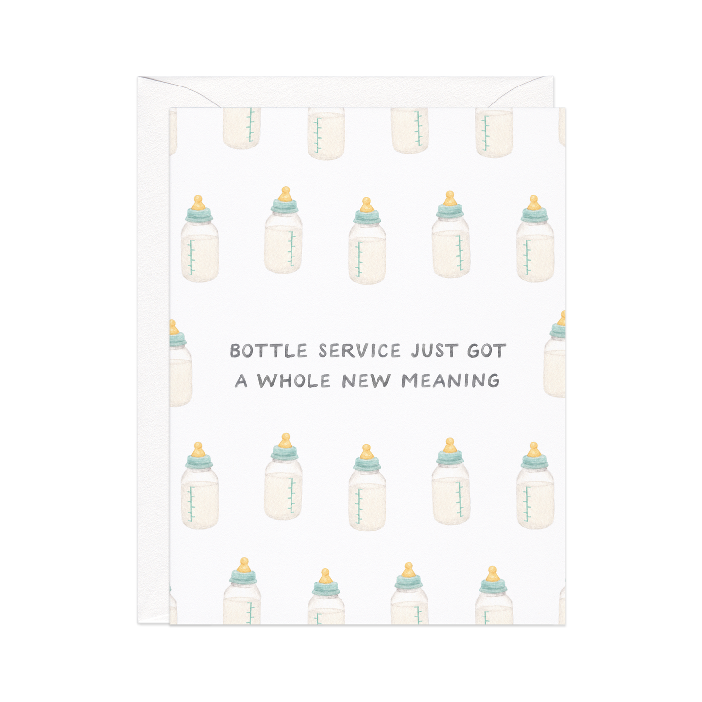 Bottle Service — New Baby Card