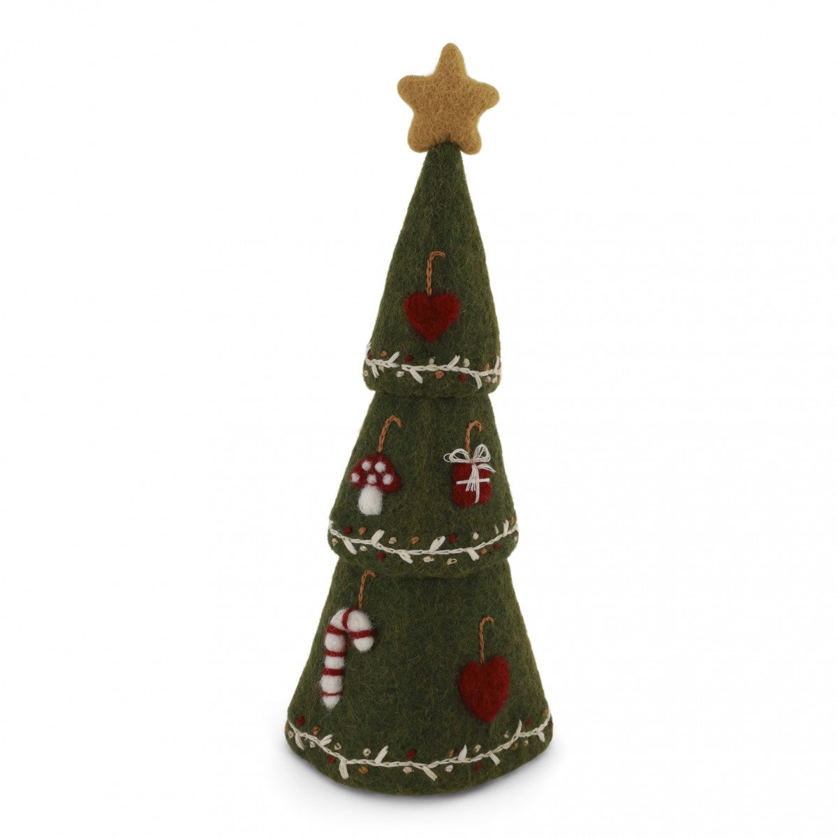Christmas Tree w/Details - 3 in One - Green