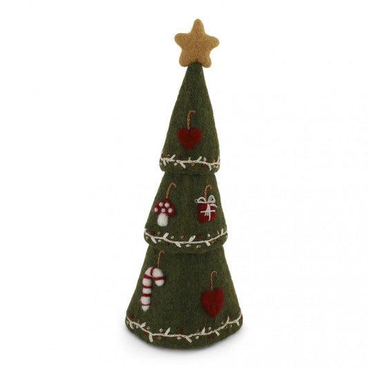 Christmas Tree w/Details - 3 in One - Green