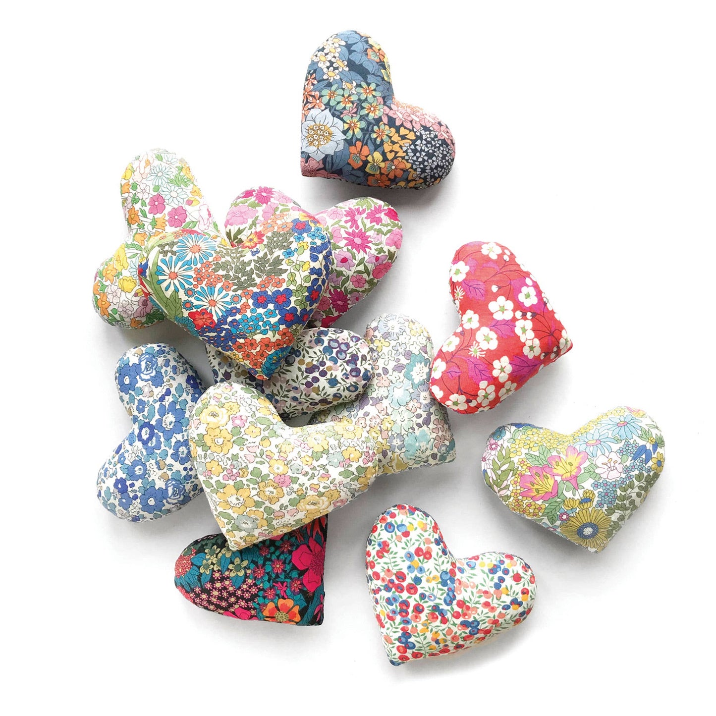 Lavender Heart Sachet - Assorted Liberty Fabrics