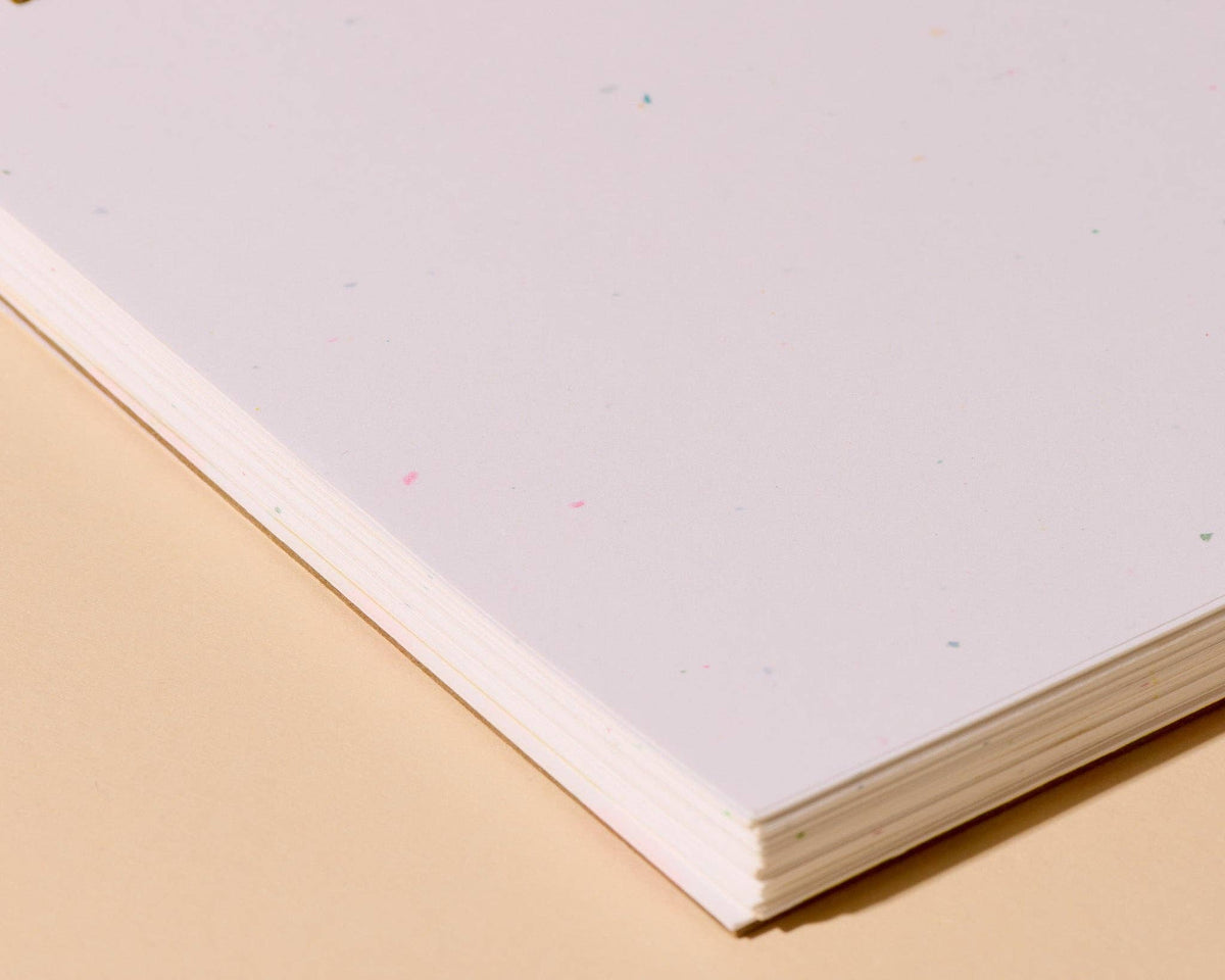Letterpress Doodlebook (Blank Spiral Notebook)—Gummy Fish