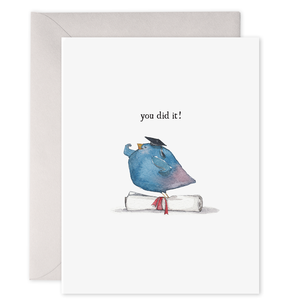 You Did It! Greeting Card: 4.25 X 5.5 Inches