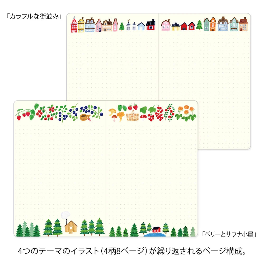 YURU LOG NOTEBOOK B6 SCANDINAVIA A