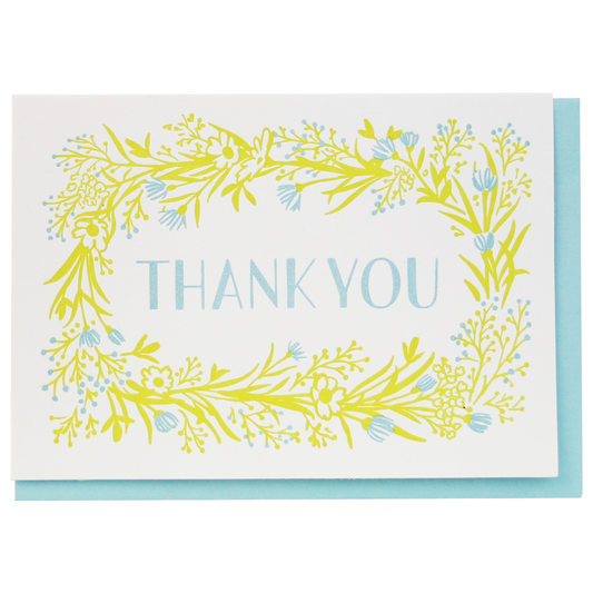 Wildflower Thank You: Single Card