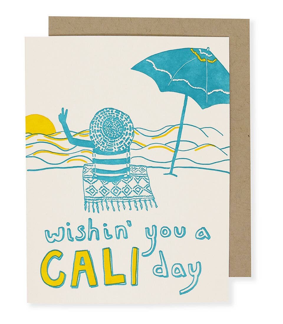 Wishin' You A Cali Day Card