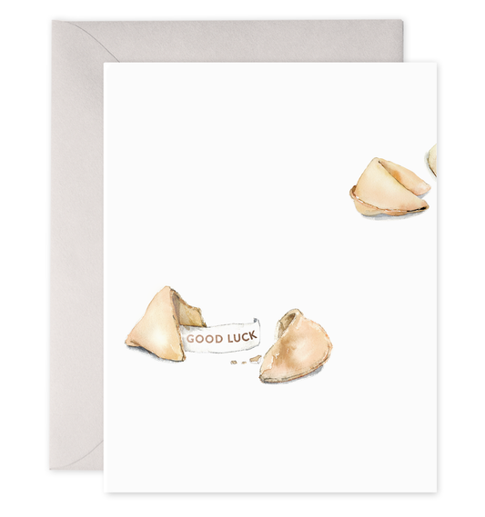 Fortune Cookie | Congrats Good Luck Greeting Card: