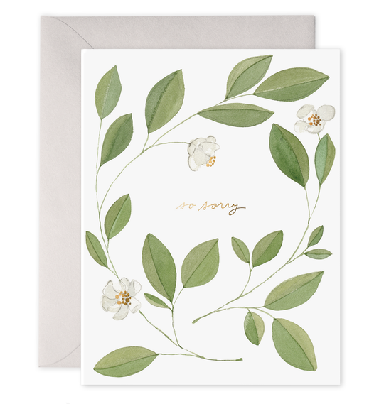 Magnolia | Sympathy Condolence So Sorry Greeting Card: