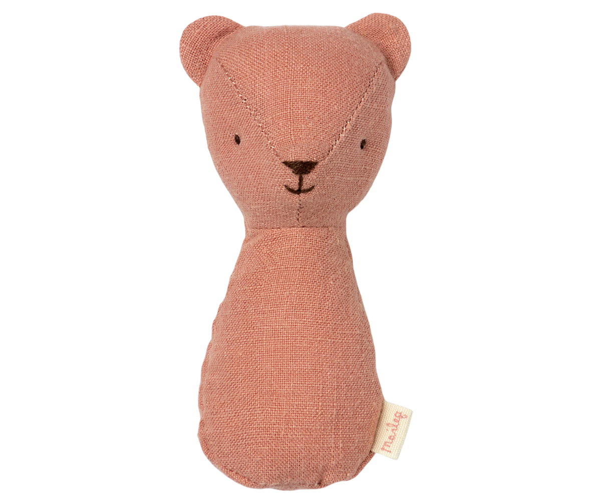 Teddy Rattle Old Rose - Maileg