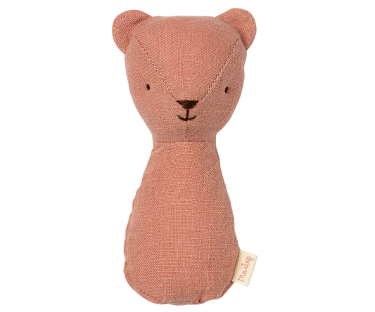 Teddy Rattle Old Rose - Maileg