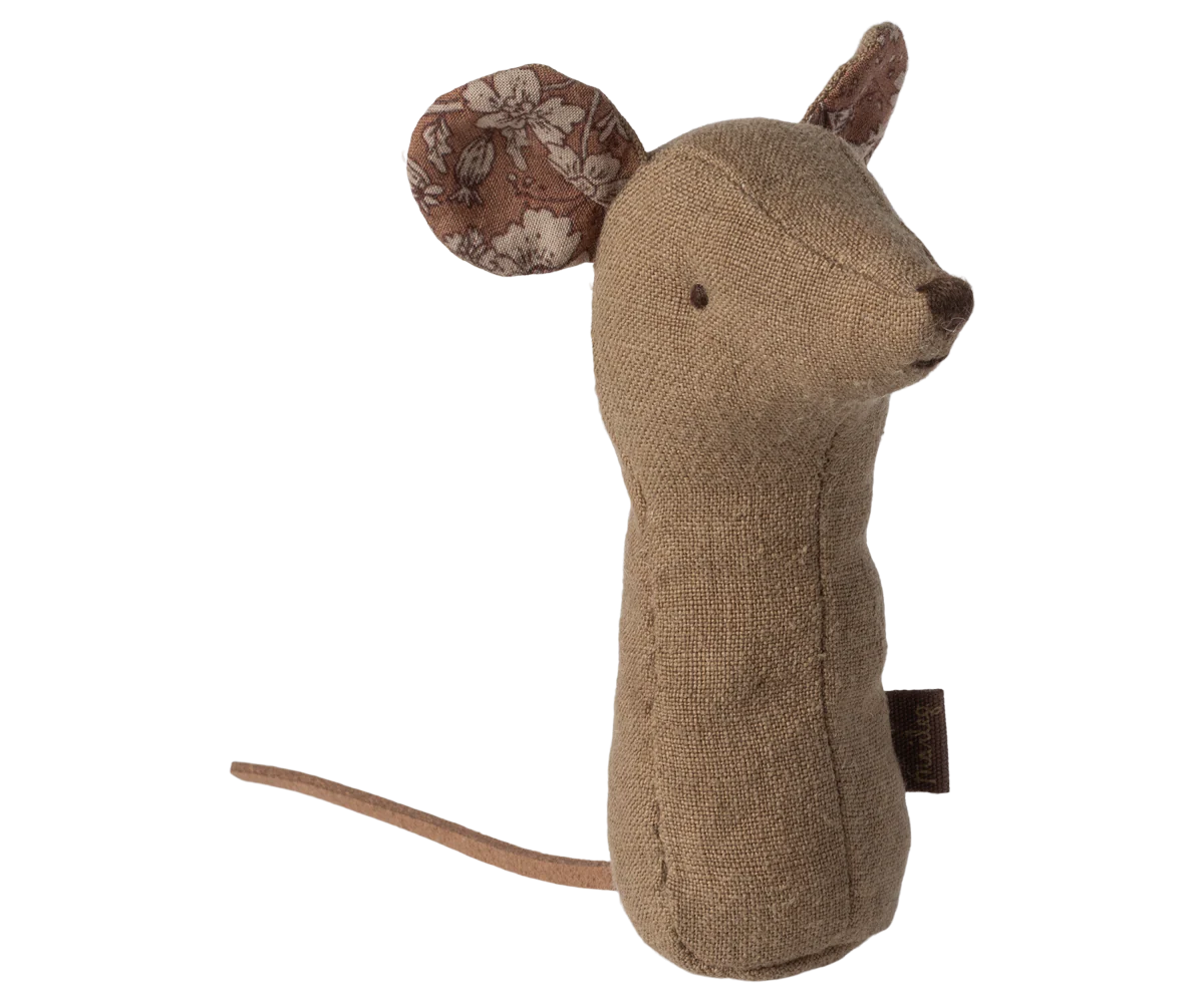 Light Umber Mouse Rattle