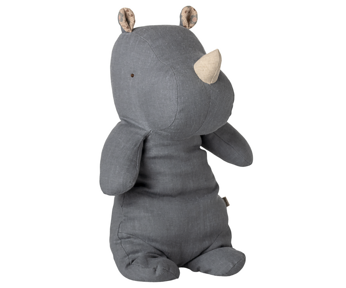 Safari Friends Rhino, Medium - Dusty Blue