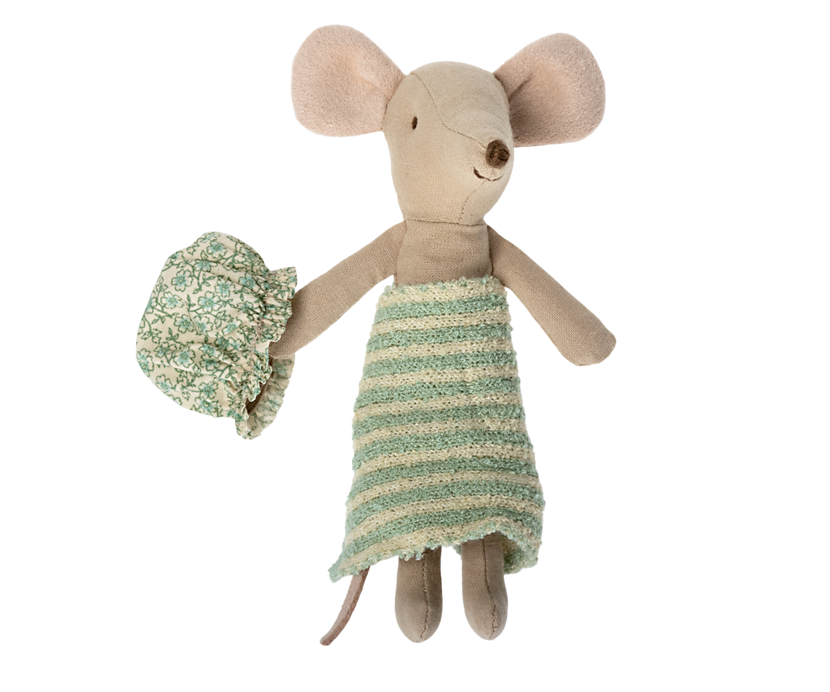 Mint Wellness Mouse Tub, Big Sister - Maileg