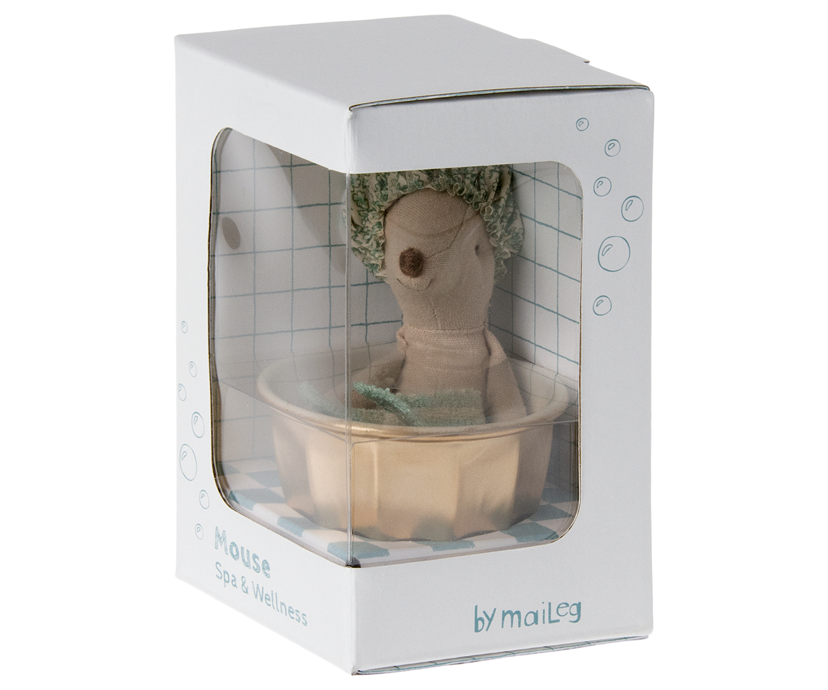 Mint Wellness Mouse Tub, Big Sister - Maileg