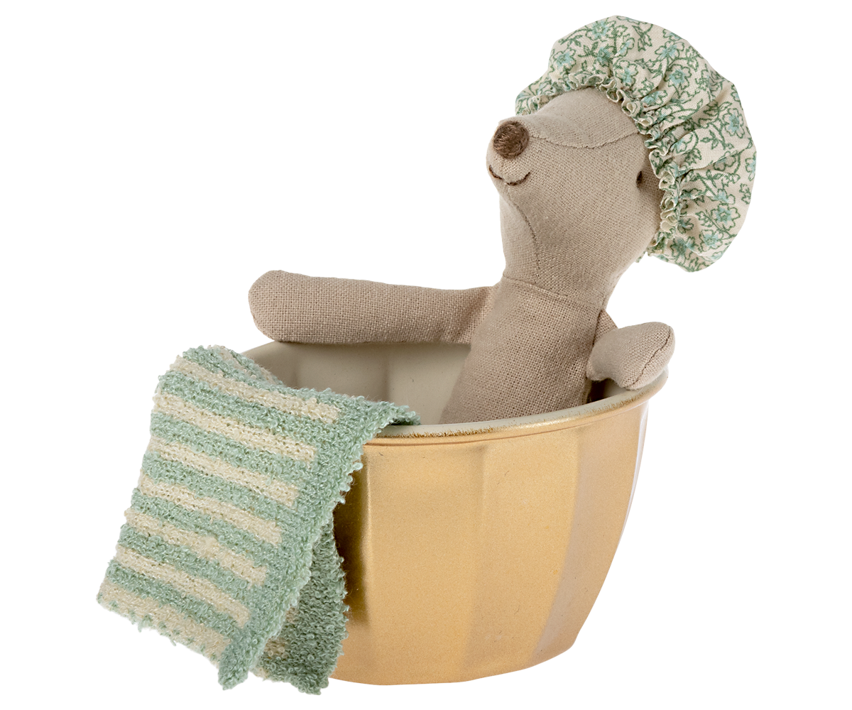 Mint Wellness Mouse Tub, Big Sister - Maileg