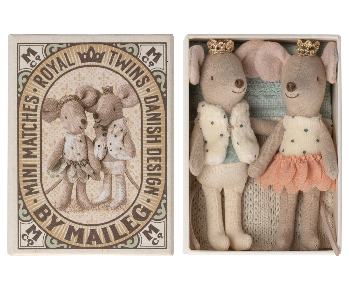 Royal Twins - Mice in Matchbox - Maileg