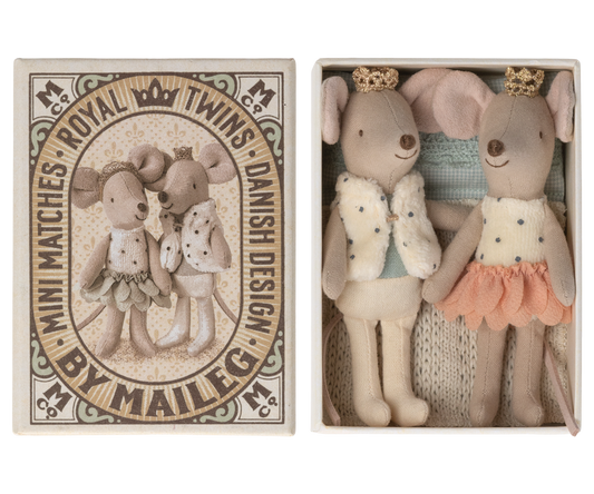 Royal Twins - Mice in Matchbox - Maileg