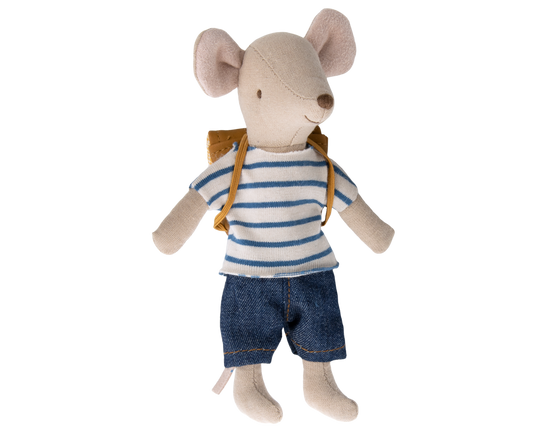 Big Bro Tricycle Mouse w/Bag - Maileg