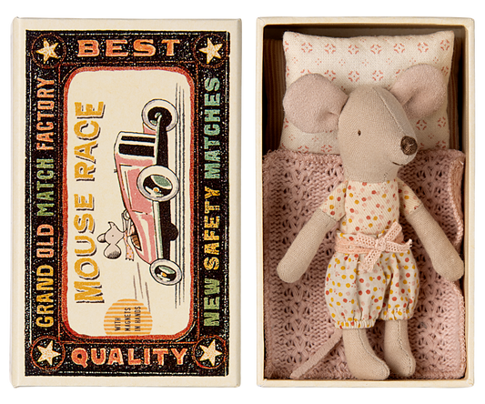Little Sister Mouse in a Matchbox - Maileg