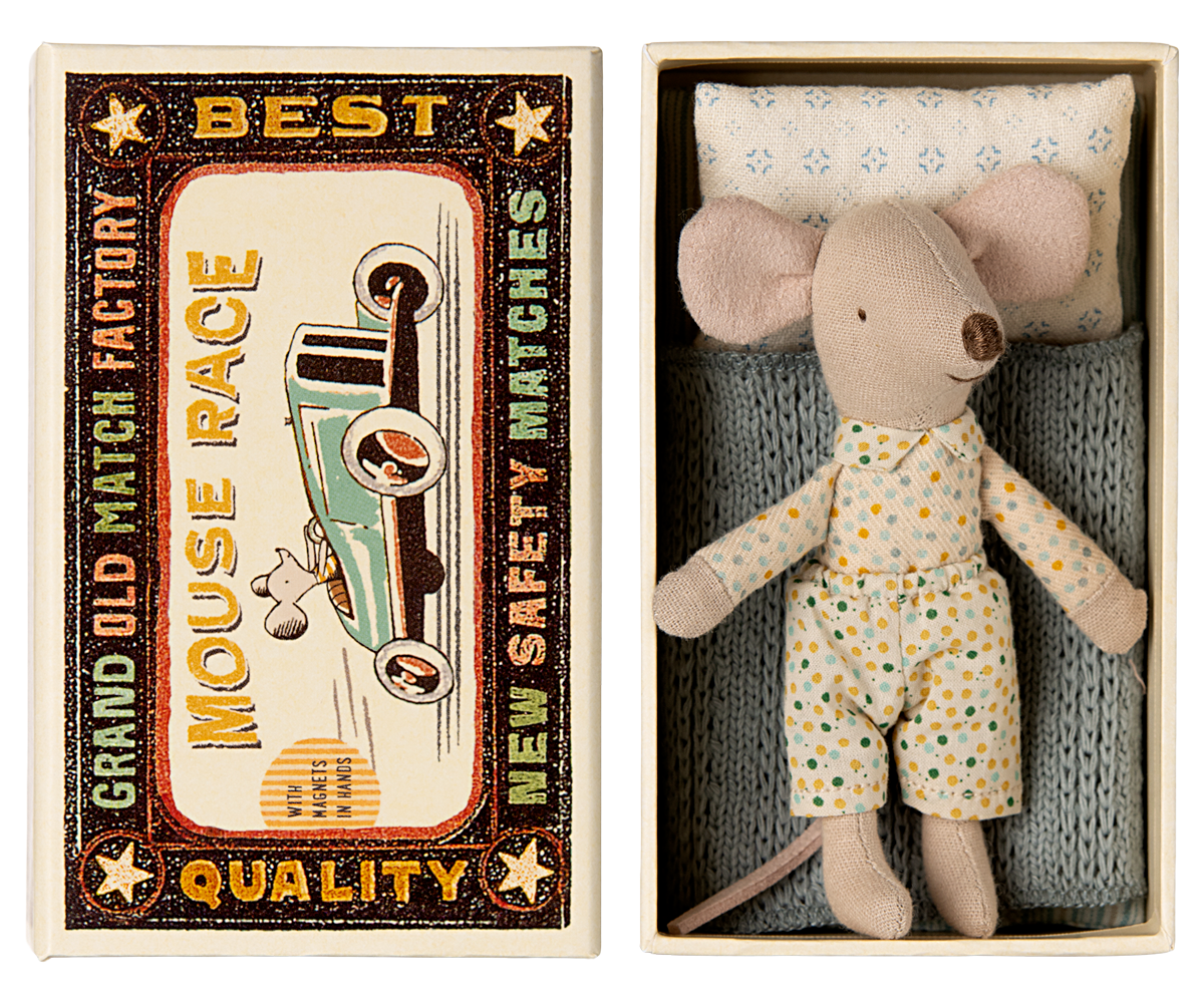 Little Brother Mouse in a Matchbox - Maileg