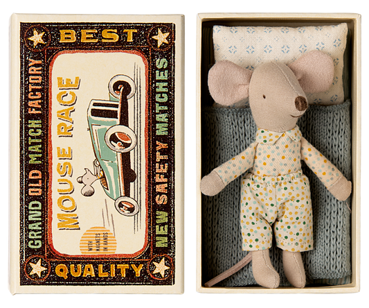 Little Brother Mouse in a Matchbox - Maileg
