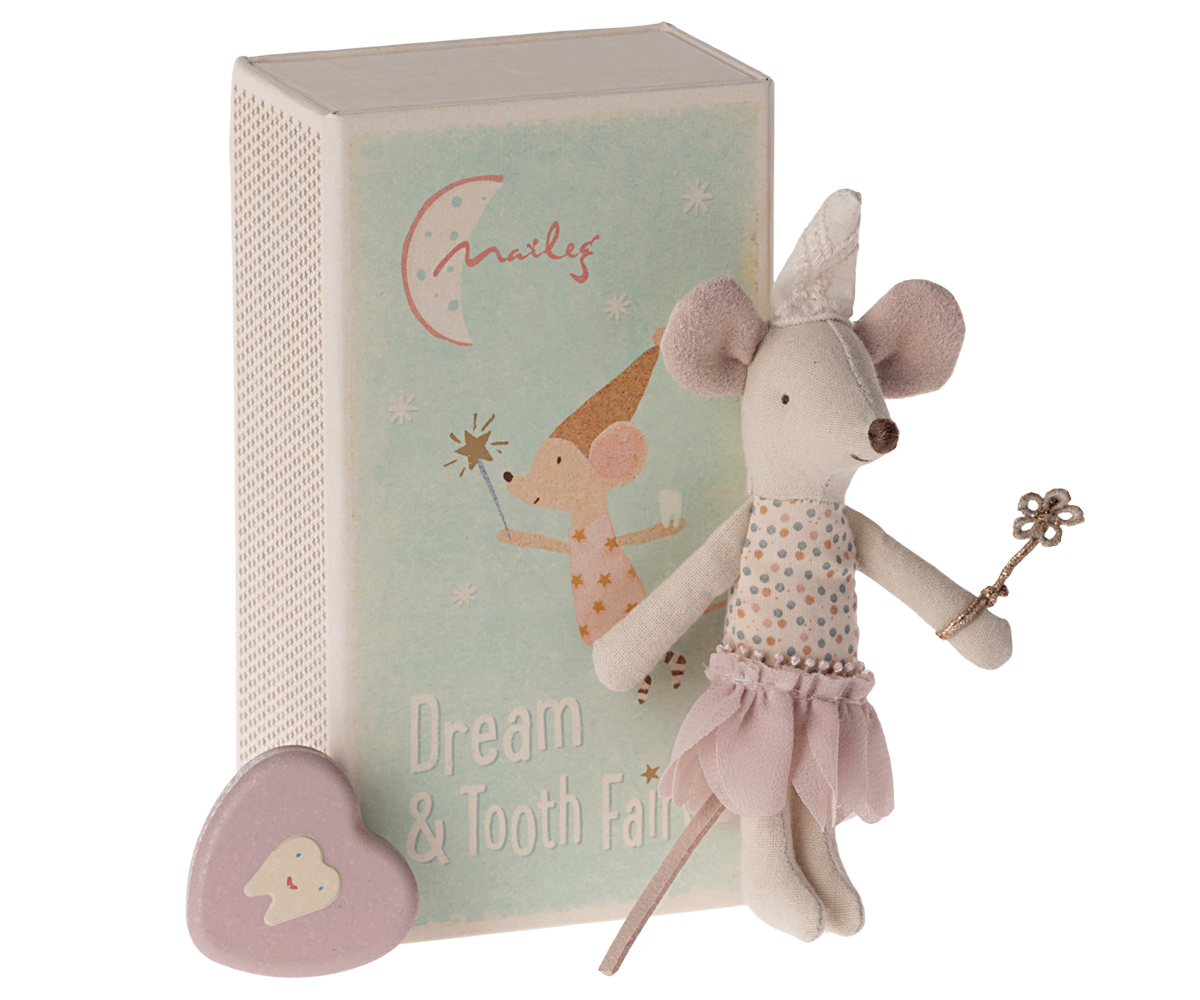 Little Sister Tooth Fairy in Matchbox- Maileg
