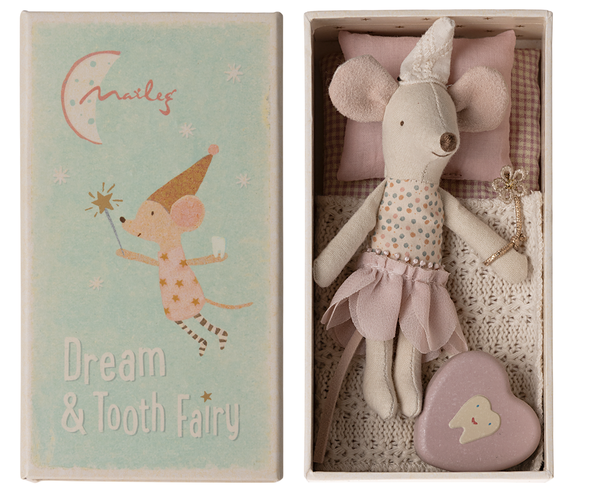 Little Sister Tooth Fairy in Matchbox- Maileg