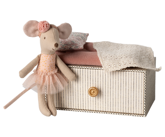 Dance Mouse in Daybed - Little Sister - Maileg