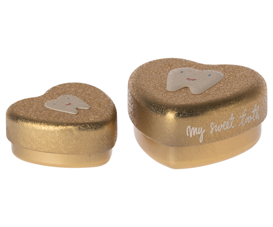 Tooth Fairy Gold Box 2 Piece Set - Maileg