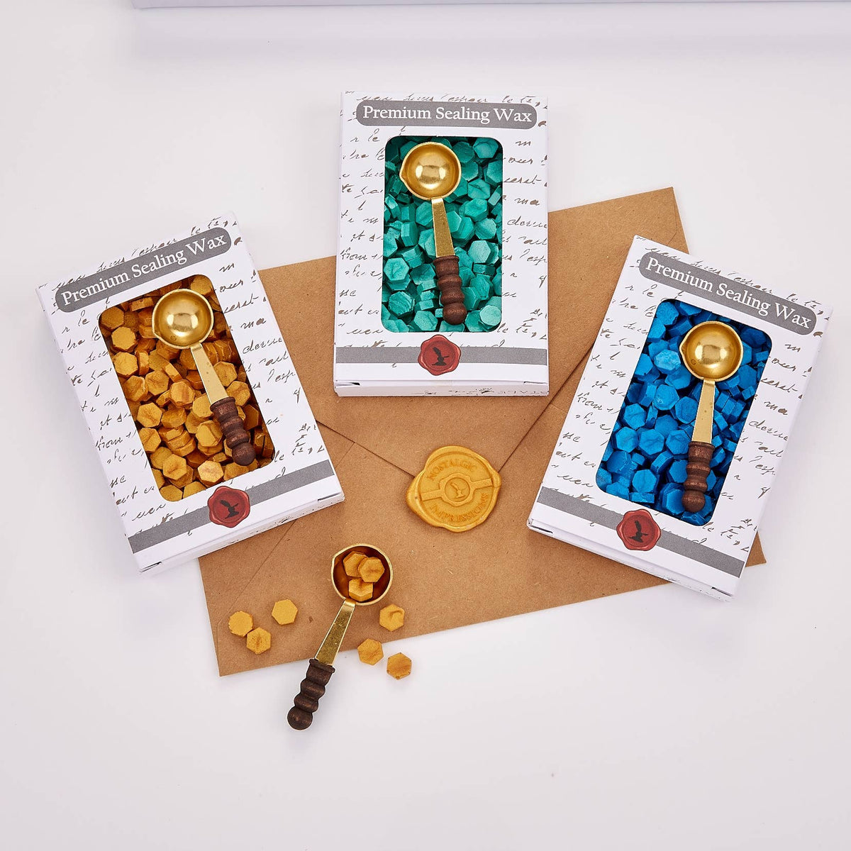 Bead Premium Sealing Wax  with Spoon - 32 colors