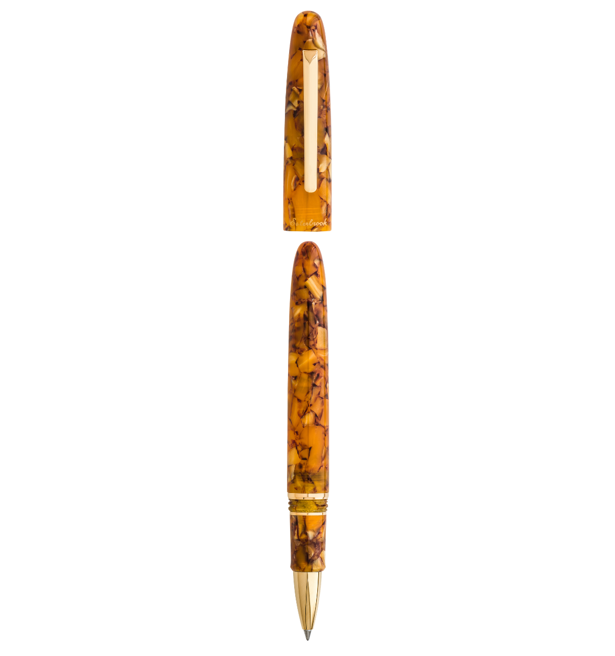 Esterbrook Estie Ballpoint Pen - Honeycomb Gold Trim