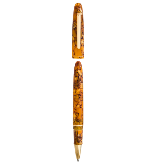 Esterbrook Estie Ballpoint Pen - Honeycomb Gold Trim