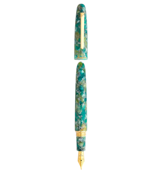 Esterbrook Estie Regular Fountain Pen - Sea Glass Gold Trim